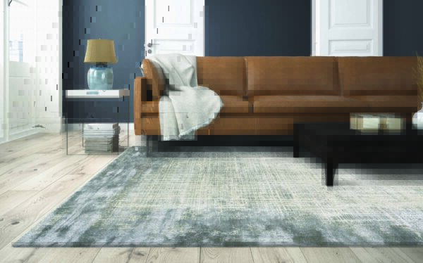 sofa of tissue in a modern living room. 3d rendering