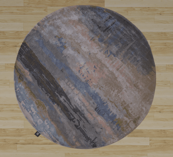 LRG52 AWA - Cavern - Round Rug wood