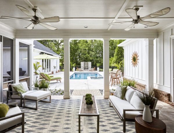 House and pool.