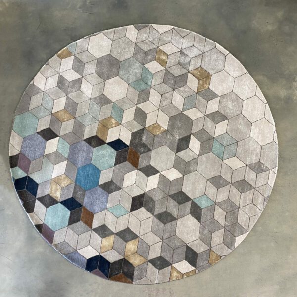 LRG57 ACG Medallion - Round Rug B